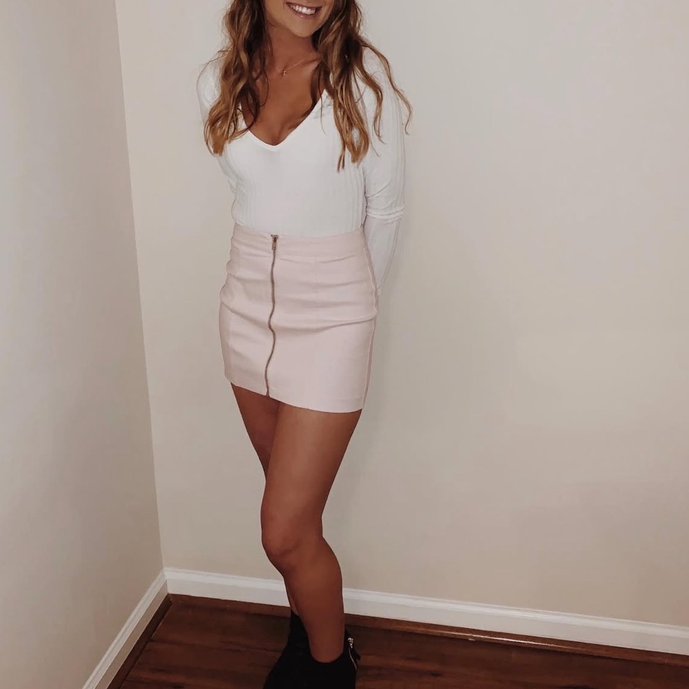 Pink Mini Skirt